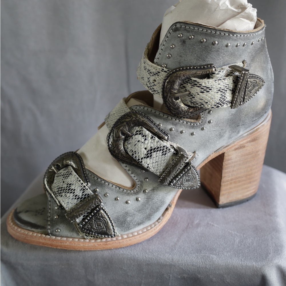 NWOT Freebird by Steven Violet leather sandals - Picture 4 of 7